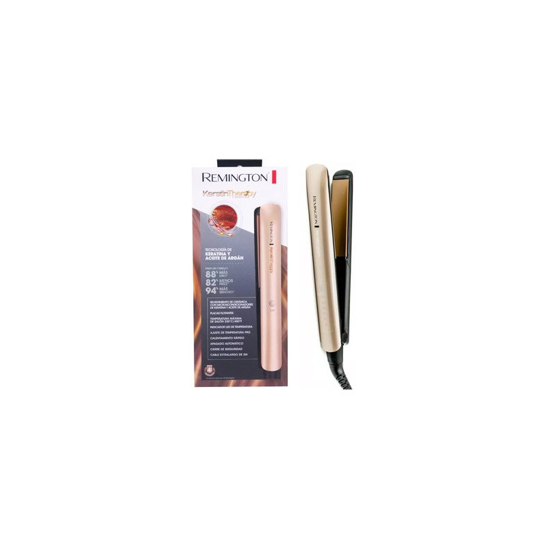 Plancha De Cabello Con Keratina Y Aceite De Argan Remington S8599 Original